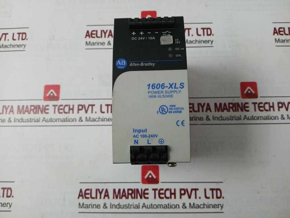 Allen-bradley 1606-xls240E Single-phase Power Supply Dc 24-28V 10-9A
