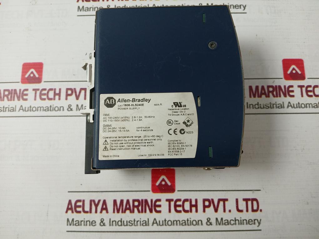 Allen-bradley 1606-xls240E Single-phase Power Supply Dc 24-28V 10-9A