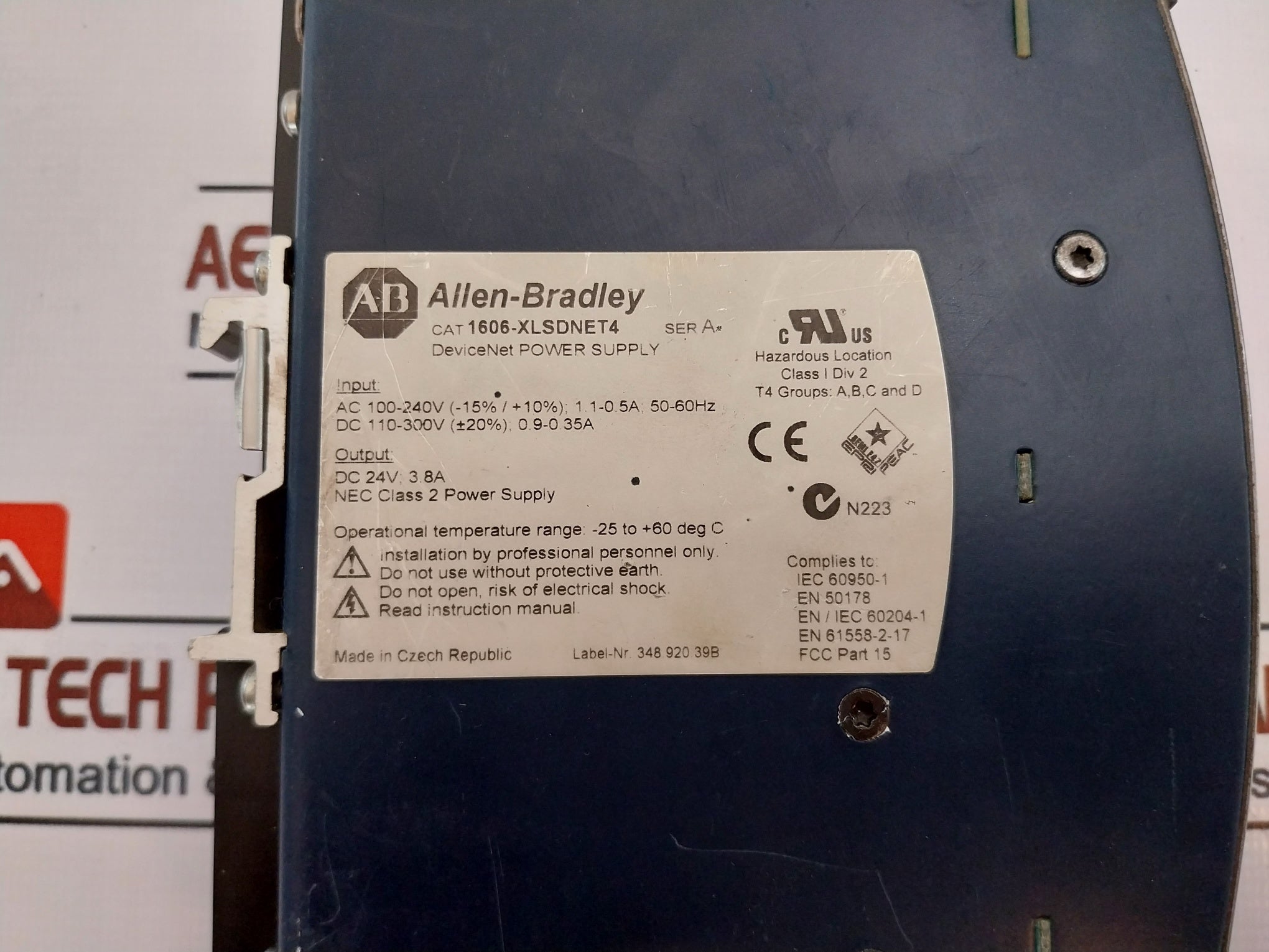 Allen-bradley 1606-xlsdnet4 Devicenet Power Supply Ser A