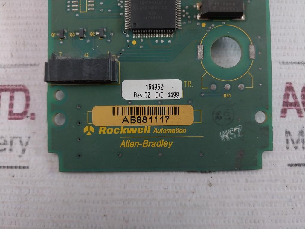 Allen-bradley 164952 Programming Terminal Control Board Ab881117 164953-04