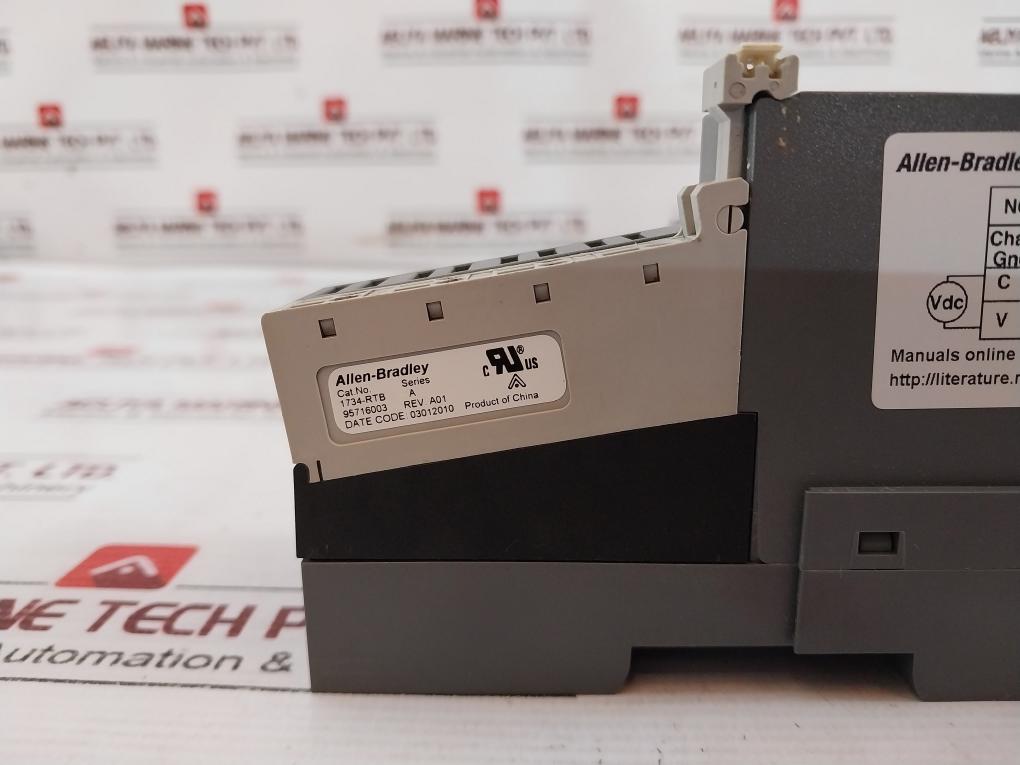 Allen-bradley 1734-aent Ethernet Adapter Module Ser A 24 Vdc, 10A