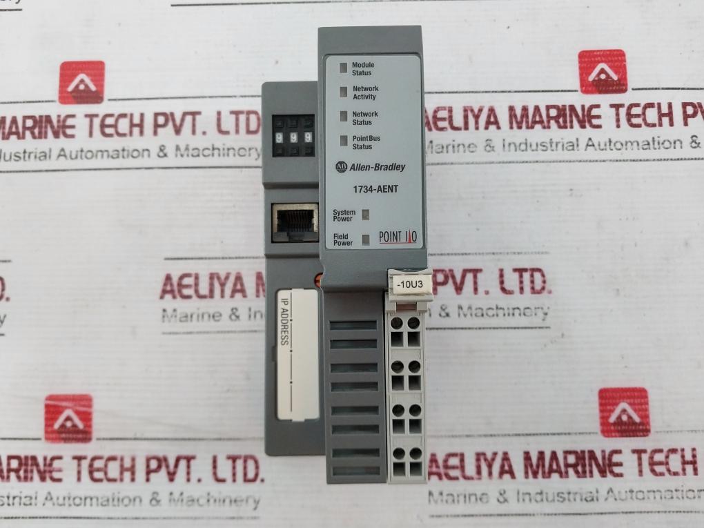 Allen-bradley 1734-aent Ethernet Adapter Module Ser A 24 Vdc, 10A