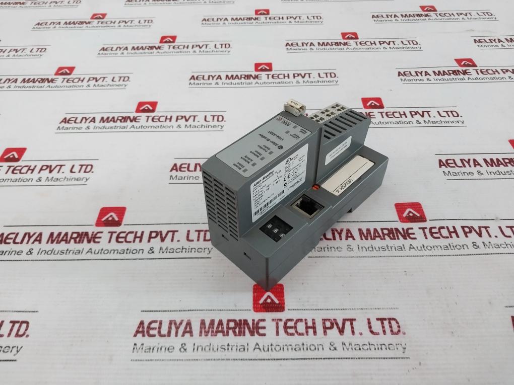 Allen-bradley 1734-aent Ethernet Adapter Module Ser A 24 Vdc, 10A