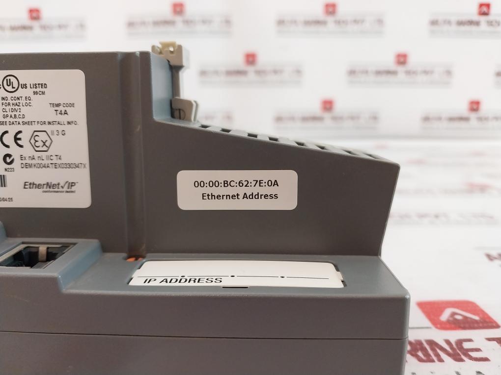 Allen-bradley 1734-aent Ethernet Adapter Module Ser A 24 Vdc, 10A