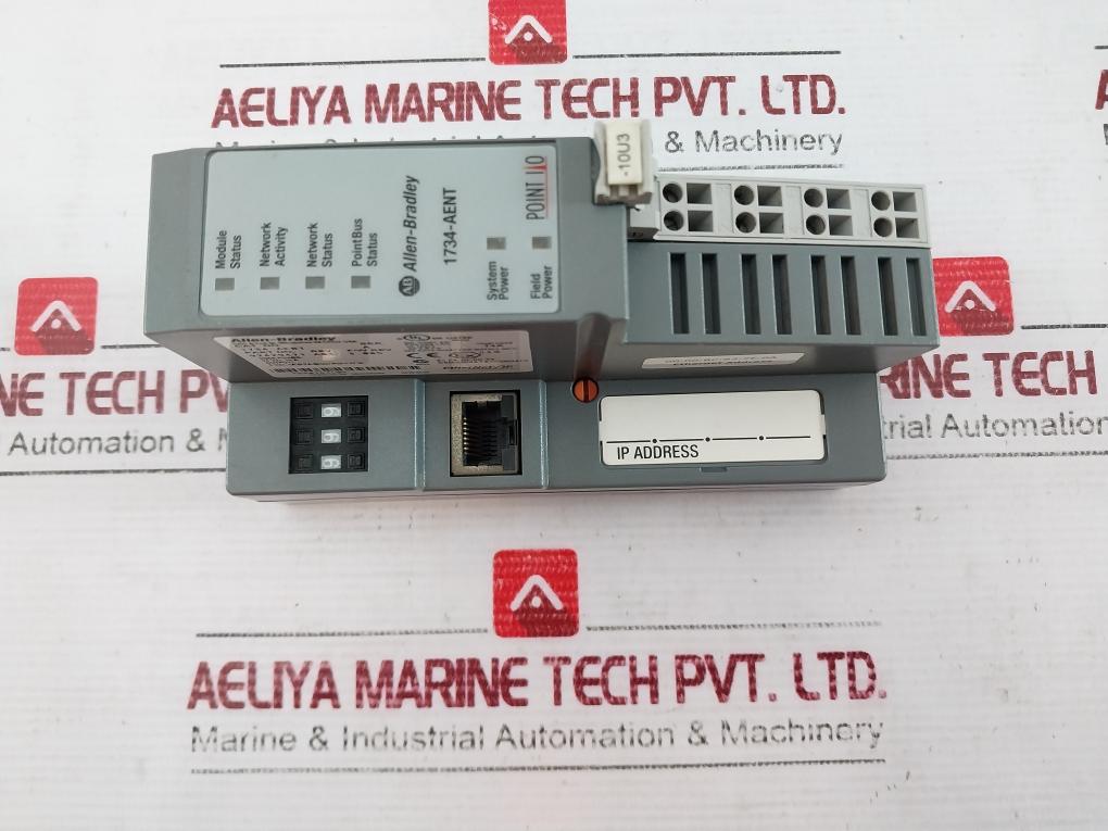 Allen-bradley 1734-aent Ethernet Adapter Module Ser A 24 Vdc, 10A