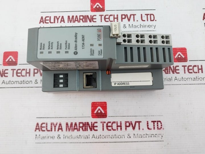 Allen-bradley 1734-aent Ethernet Adapter Module Ser A 24 Vdc, 10A