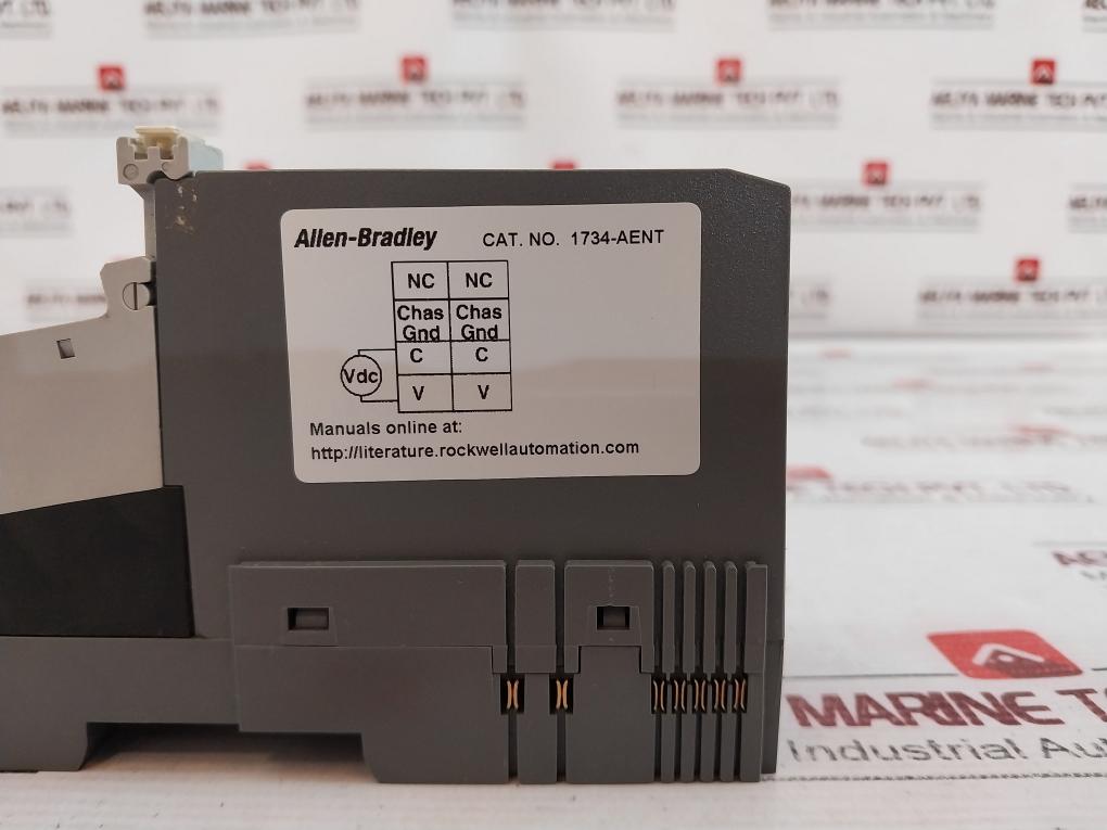 Allen-bradley 1734-aent Ethernet Adapter Module Ser A 24 Vdc, 10A