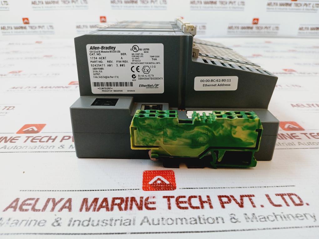 Allen-bradley 1734-aent Point I/O Ethernet Module 1734-ep24Dc Ser A Rev A01