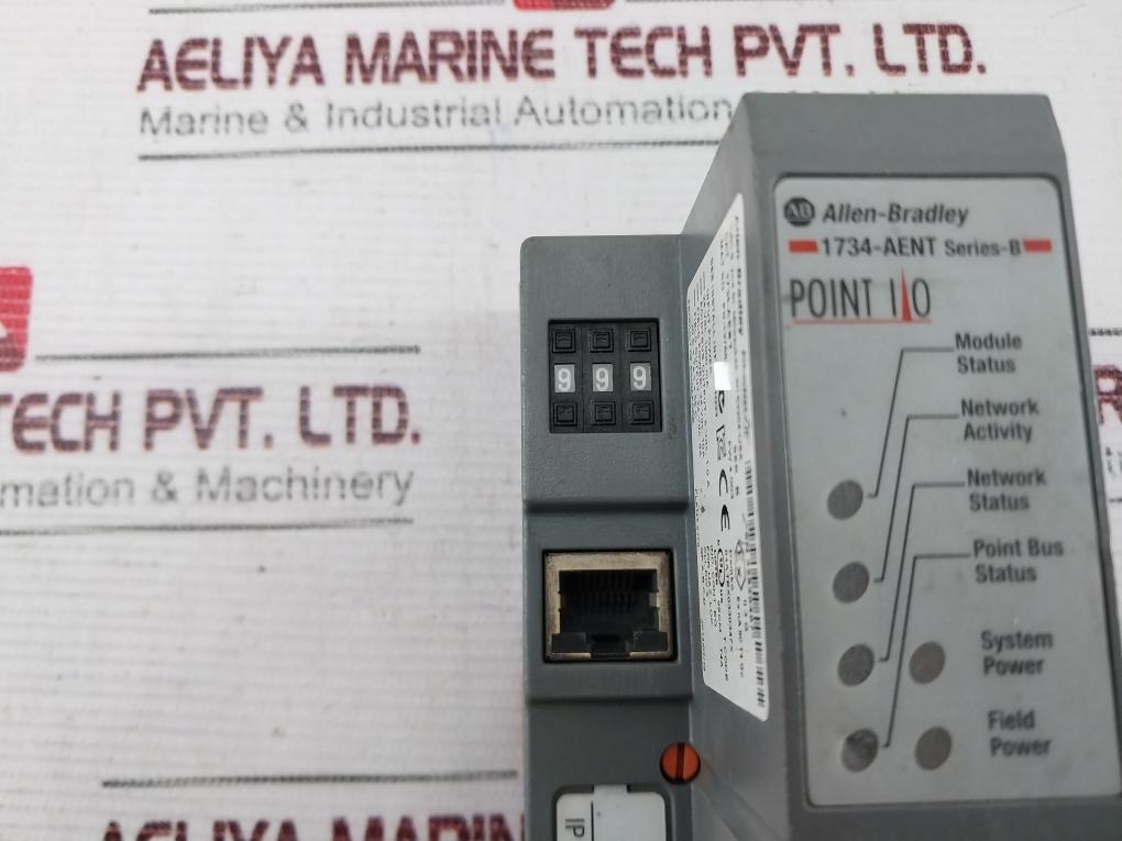 Allen-bradley 1734-aent Point I/O Ethernet Network Adapter Ser B