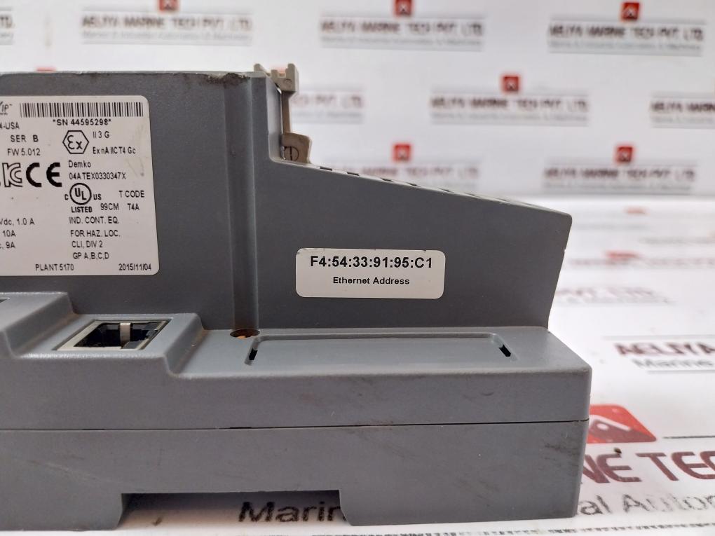 Allen-bradley 1734-aent Point I/O Ethernet Network Adapter Ser B 24Vdc 1000 Ma