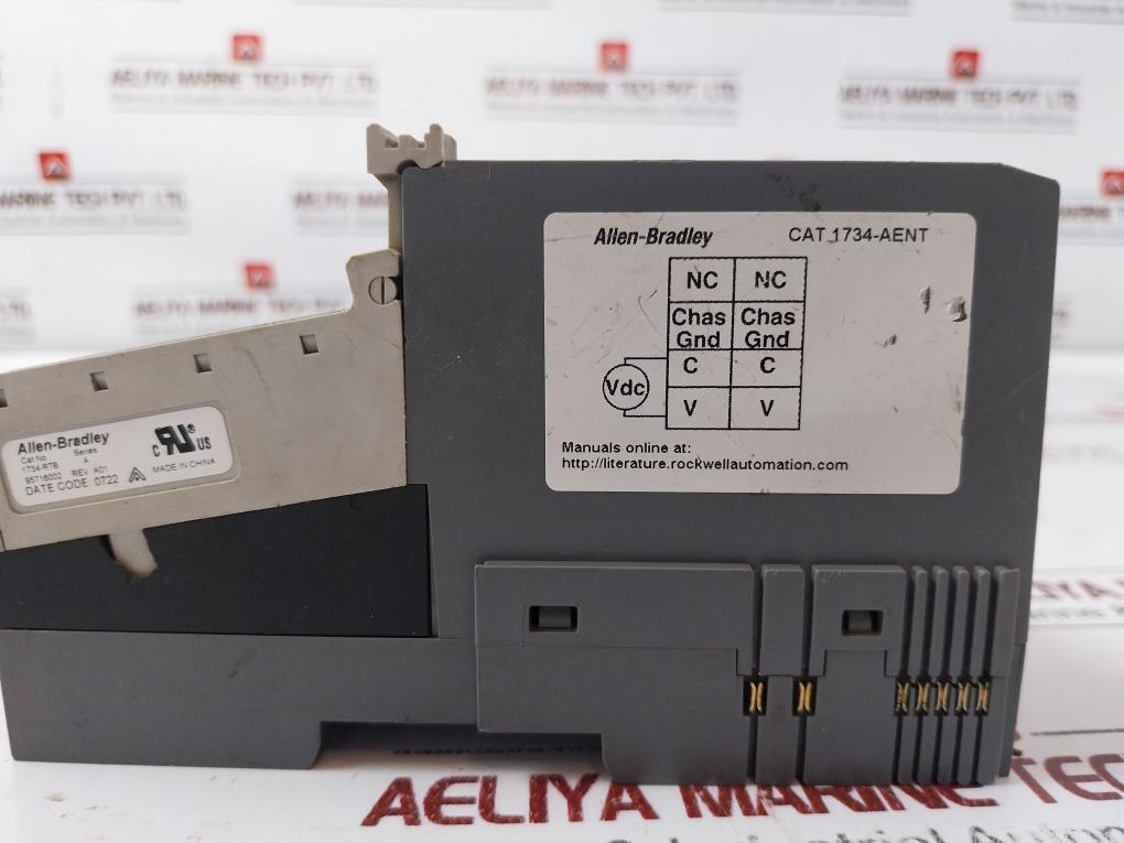 Allen-bradley 1734-aent Point I/O Ethernet Network Adapter Ser B 24Vdc 1000 Ma