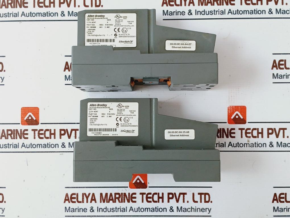 Allen-bradley 1734-aent Point I/O Ethernet Network Adaptor Pn-108000