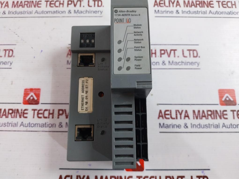 Allen-bradley 1734-aentr Point I/O Dual Port Ethernet/Ip Adapter Series B