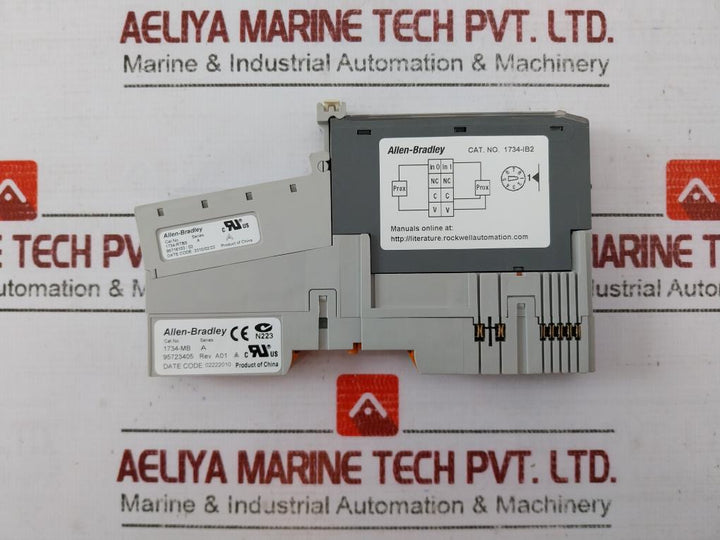 Allen-bradley 1734-ib2 Digital Input Module 24Vdc 92406471 Rev A01 5Vdc 75Ma