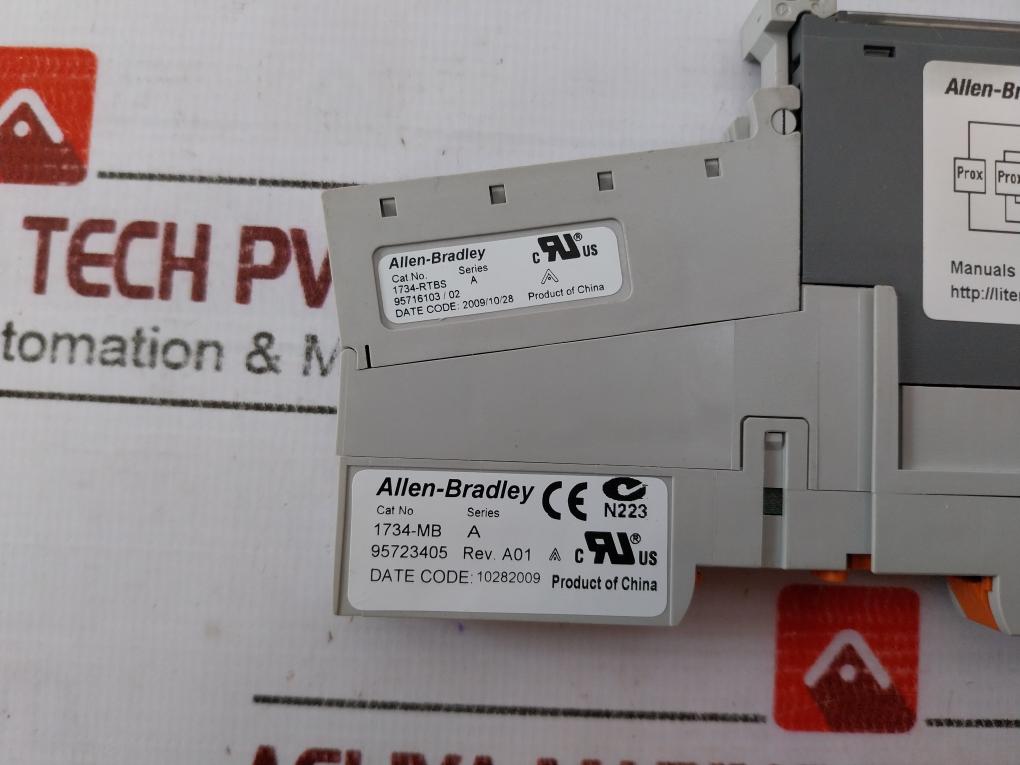 Allen-bradley 1734-ib4 Digital Input Module 24V Dc Ser C 92406671 Rev A01