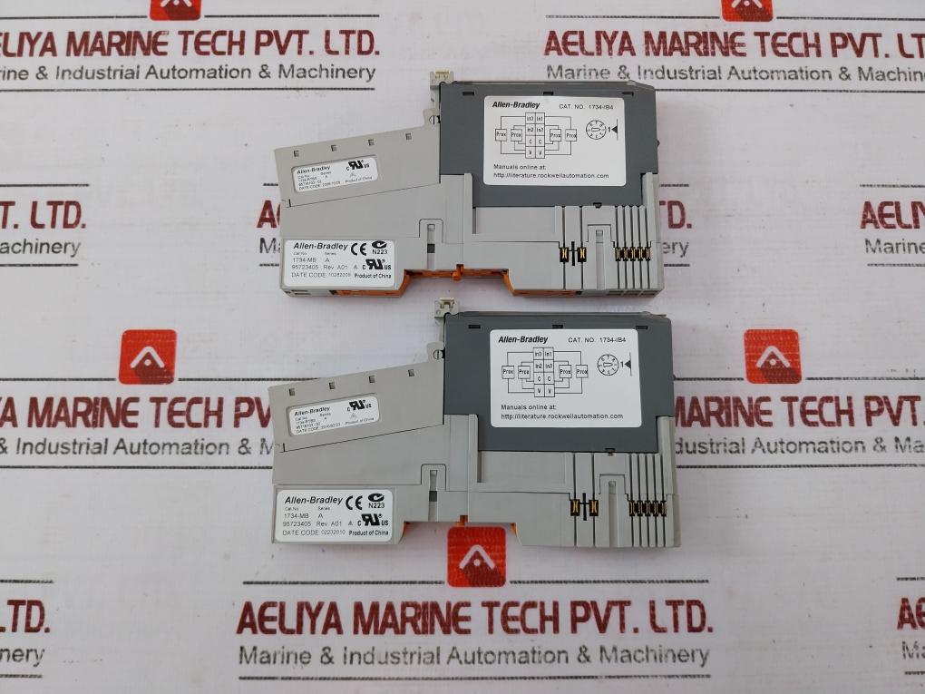 Allen-bradley 1734-ib4 Digital Input Module 24V Dc Ser C 92406671 Rev A01