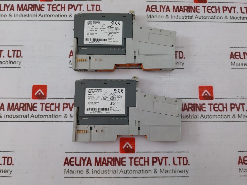Allen-bradley 1734-ib4 Digital Input Module 24V Dc Ser C 92406671 Rev A01