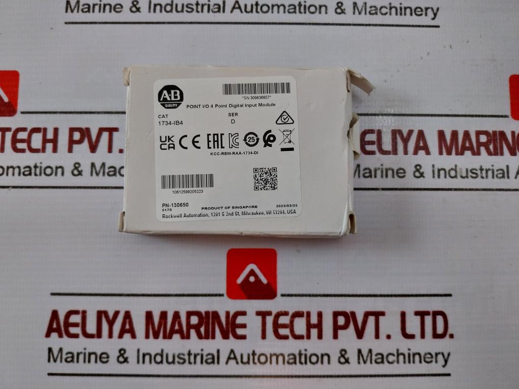 Allen-bradley 1734-ib4 Point I/O 4 Point Digital Input Module 10612598205223 Pn-130650