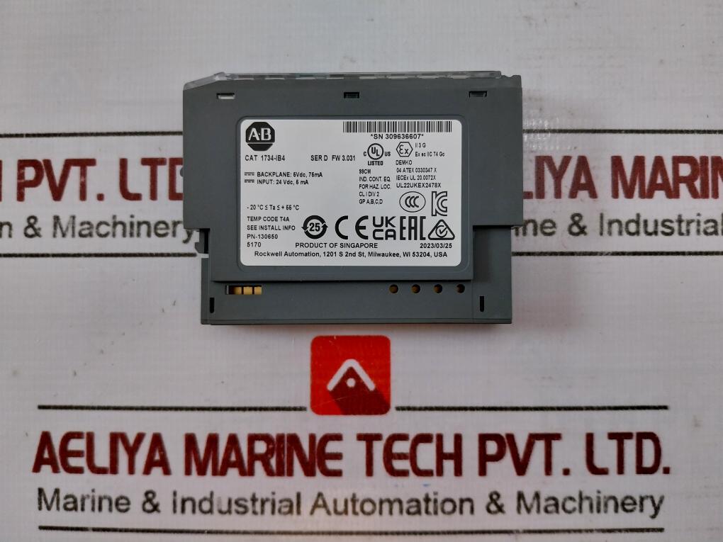 Allen-bradley 1734-ib4 Point I/O 4 Point Digital Input Module 10612598205223 Pn-130650