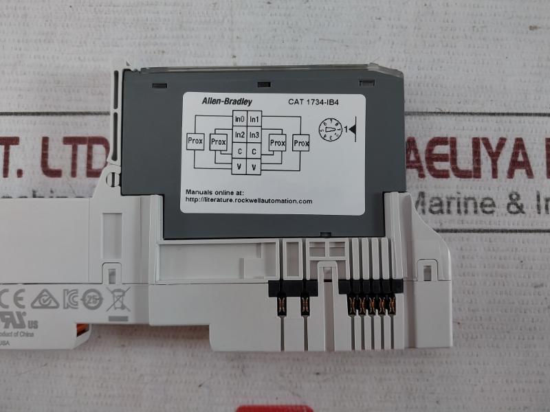 Allen-bradley 1734-ib4 Ser D 24Vdc Sink Input Module 1734-top3S 10002386068/00