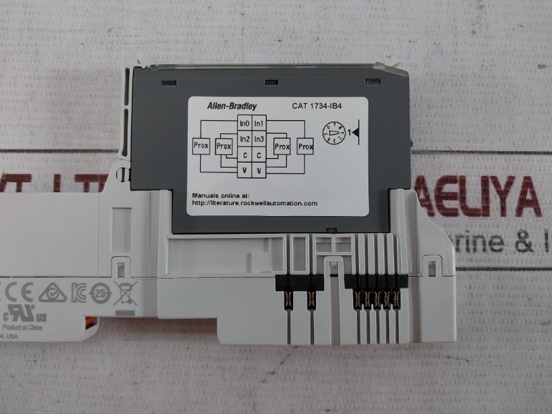 Allen-bradley 1734-ib4 Ser D 24Vdc Sink Input Module Pn-130650 10002386068/00