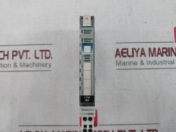 Allen-bradley 1734-ib4 Ser D 24Vdc Sink Input Module Pn-130650 10002386068/00