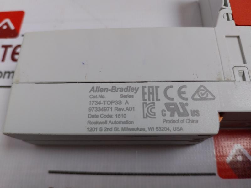 Allen-bradley 1734-ib8s 24vdc Safety Sinking Input Module Devicenet Series B