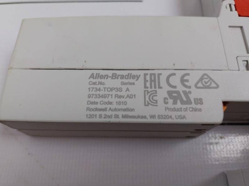 Allen-bradley 1734-ib8s 24vdc Safety Sinking Input Module Devicenet Series B