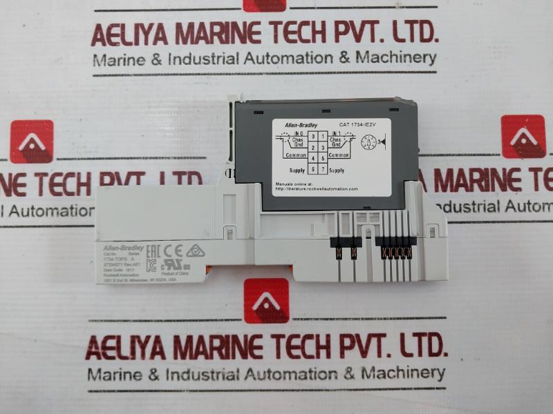 Allen-bradley Ser C 1734-ie2V Analog Voltage Input Rev A01 5V Dc 75 Ma 97334871