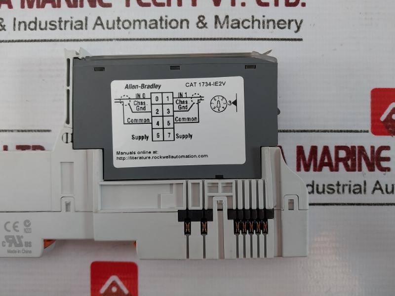 Allen-bradley 1734-ie2V Analog Voltage Input Module 24Vdc 2-channel Ser C