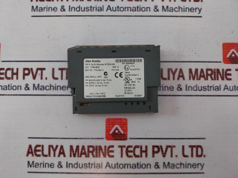 Allen-bradley 1734-ie2c Point I/o 2 Point Analog Input Module 24 Vdc 21 Ma