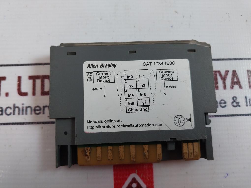 Allen-bradley 1734-ie8c Analog Input Module 4-20ma Ser C