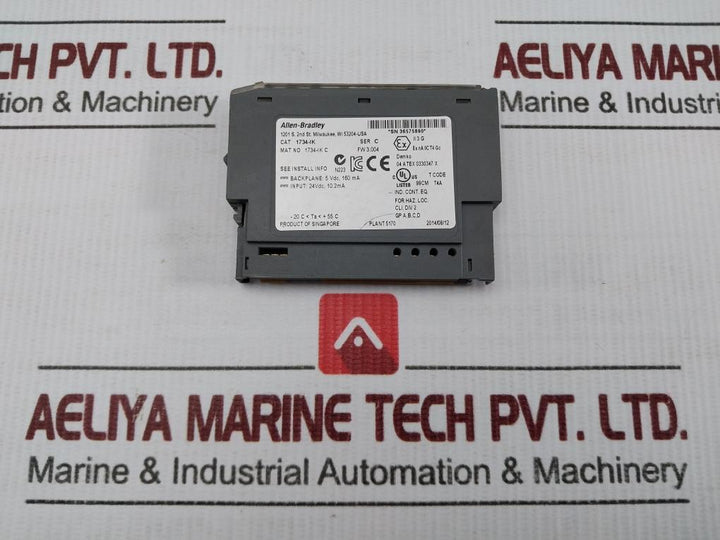 Allen-bradley 1734-ik Point I/O Incremental Encoder Module 24Vdc, 10.2 Ma