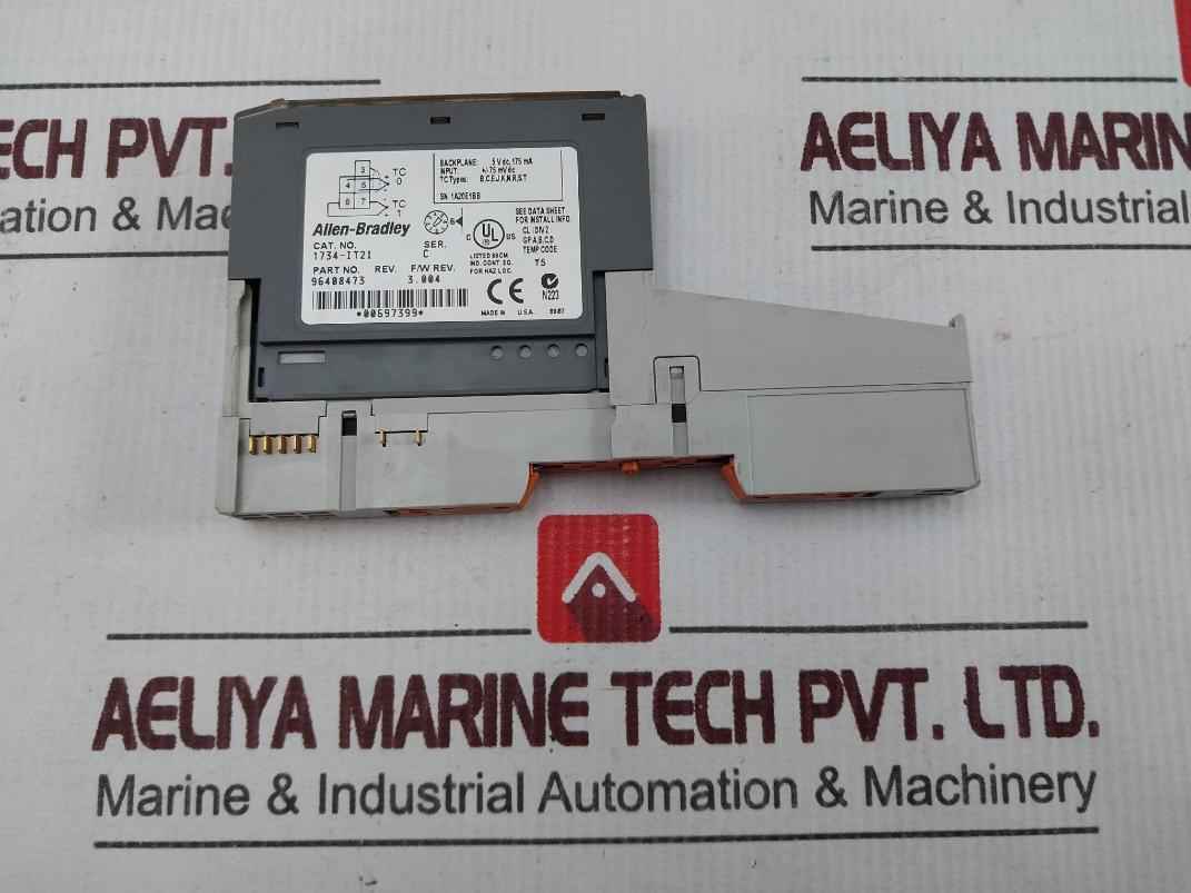 Allen-bradley 1734-it2i Thermocouple Input Module 96408473 75mv Dc
