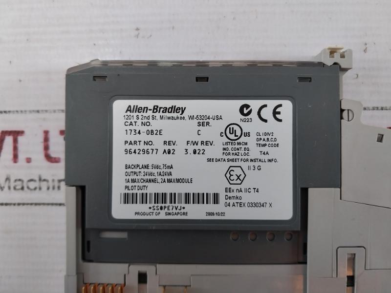 Allen-bradley 1734-ob2e I/o Digital Output Module Ser. C & Rev. A02 96429677