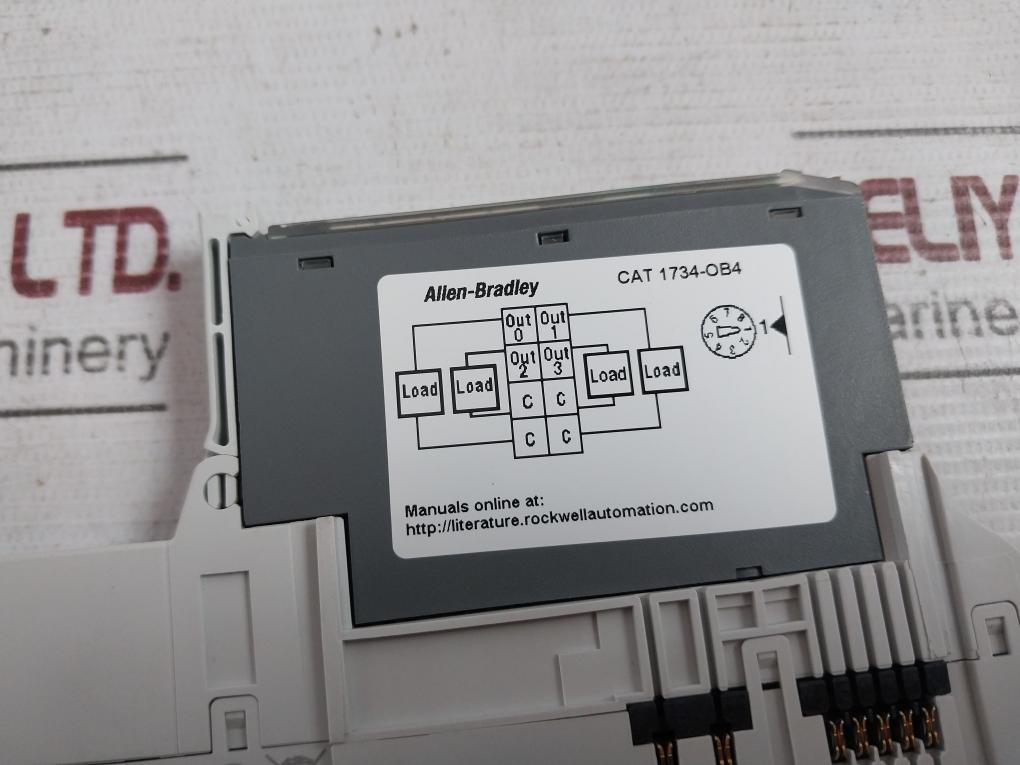 Allen-bradley 1734-ob4 Digital Output Module 5Vdc 75Ma 24Vdc 1A/24Va