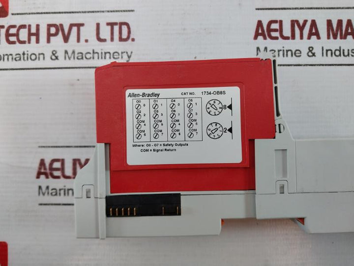 Allen-bradley Ser B 1734-ob8S 8 Channel Safety Sourcing Output Module Rev A01