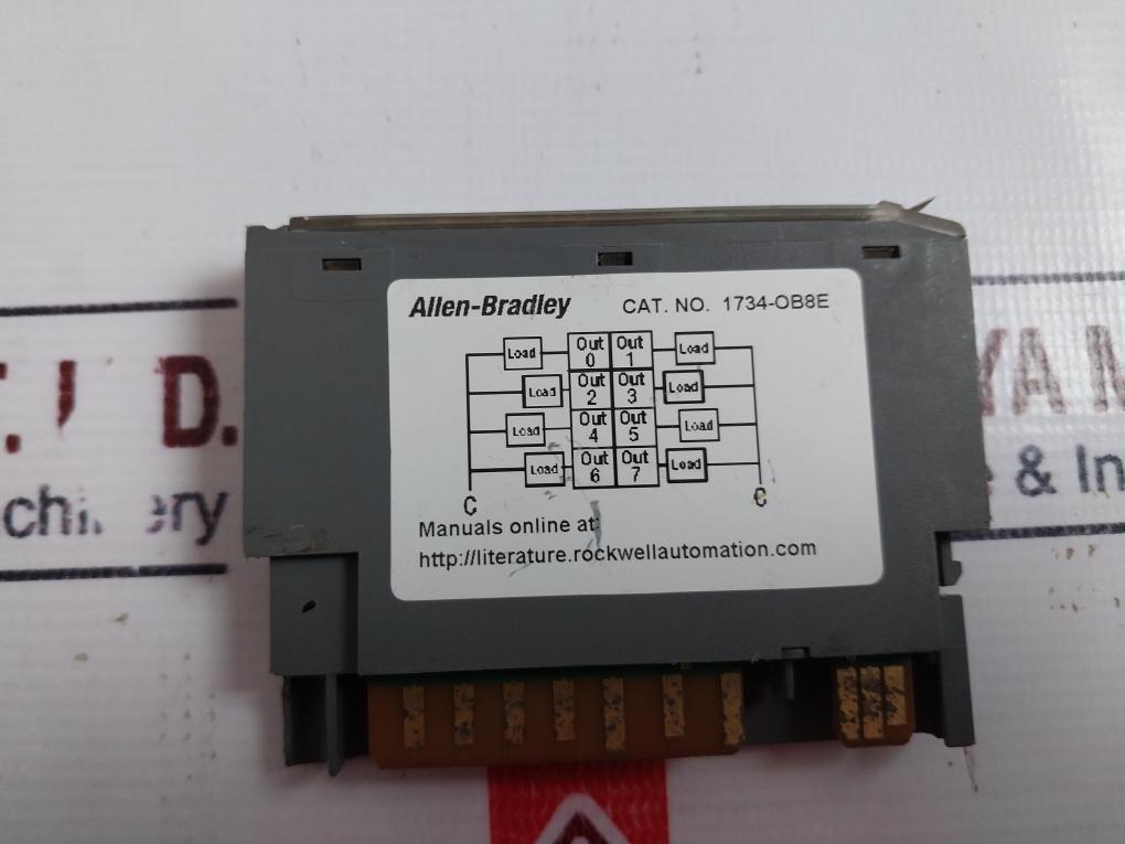 Allen-bradley 1734-ob8e Output Module 92410871 24vdc