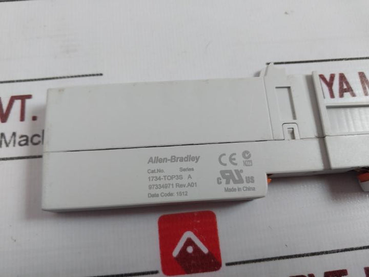 Allen-bradley 1734-top3s Terminal Base Series: A Rev: A01
