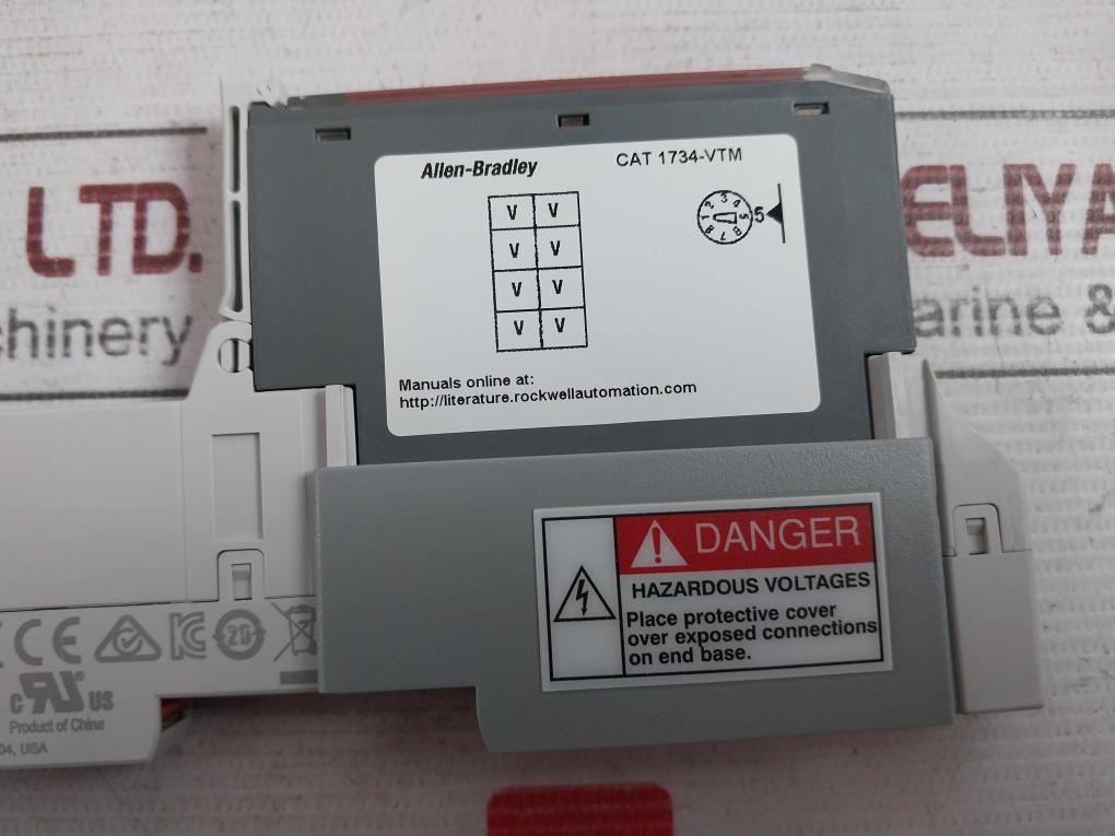 Allen-bradley 1734-vtm Voltage Terminal Module 120/240 Vac 50/60Hz Ser.C