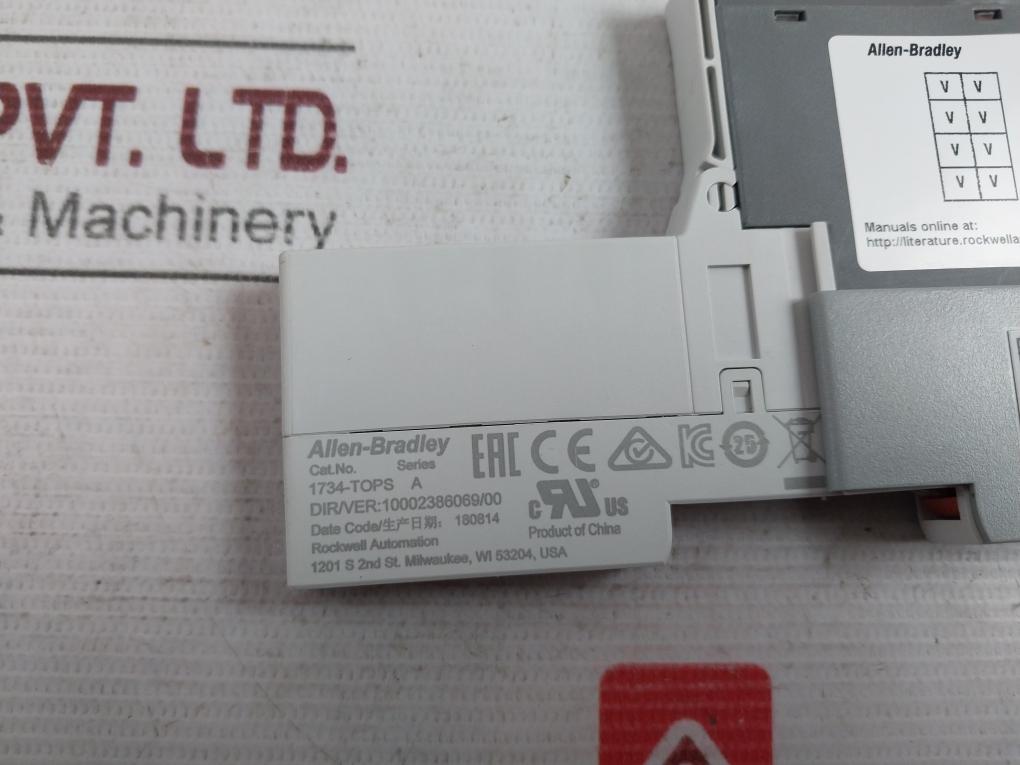 Allen-bradley 1734-vtm Voltage Terminal Module 120/240 Vac 50/60Hz Ser.C