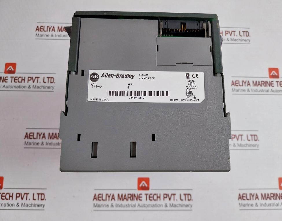 Allen-bradley W/ 1746-p2 Ser C Power Supply 4-slot Rack 1746-a4