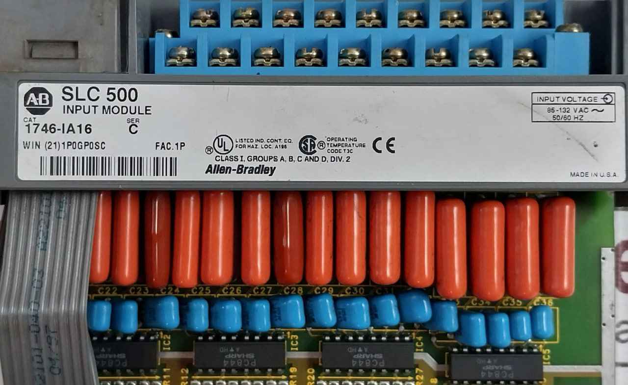 Allen-bradley 1746-ia16 Slc 500 Input Module 16 Point 85-132vac