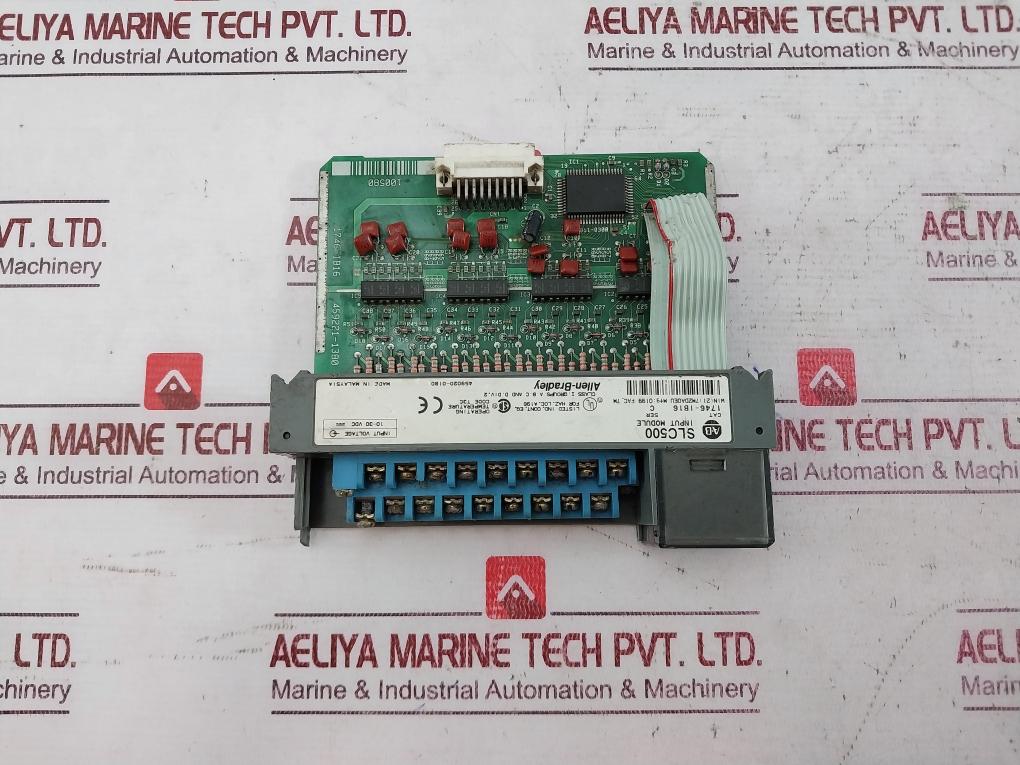 Allen-bradley 1746-ib16 Digital Input Module Dc-sink Slc500 Ser:C 10-30 Vdc