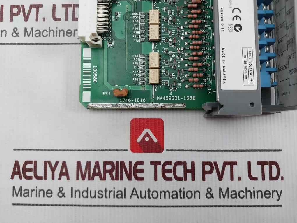 Allen-bradley 1746-ib16 Input Module 10-30 Vdc Slc500