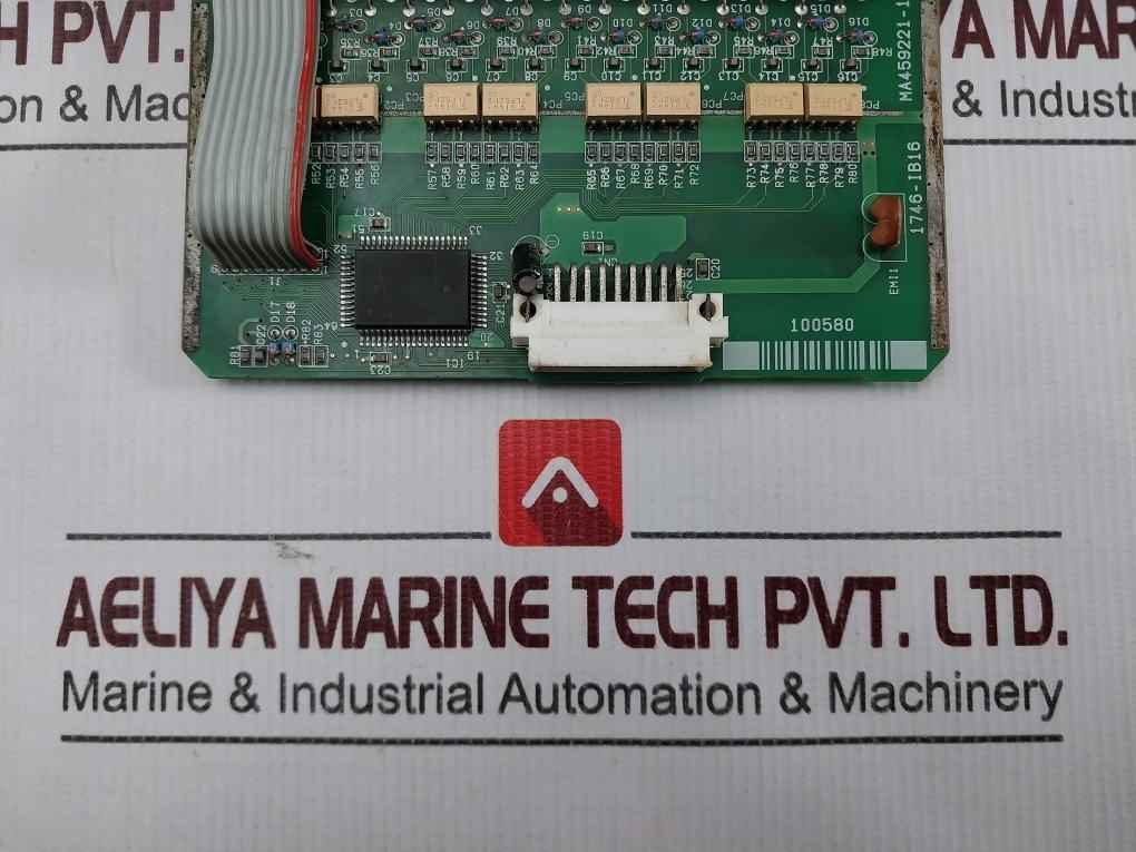 Allen-bradley 1746-ib16 Input Module Ser C 100580 10-30 Vdc