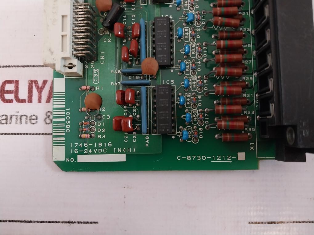 Allen-bradley 1746-ib16 Slc 500 Input Module Board C-8730-1212