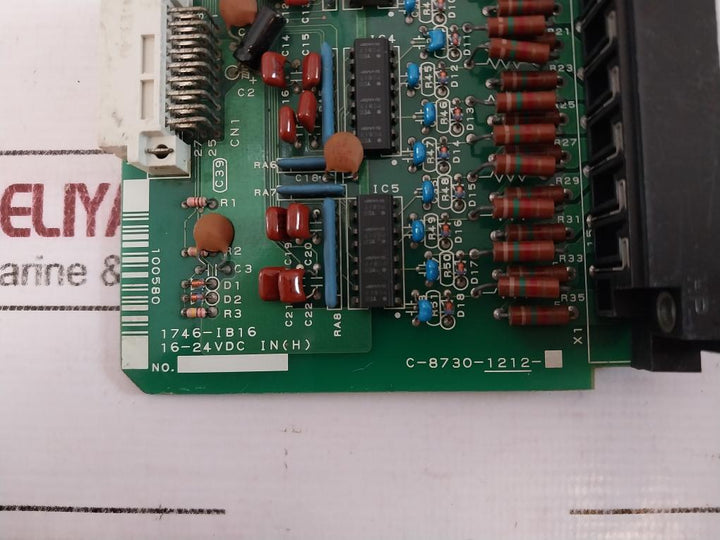 Allen-bradley 1746-ib16 Slc 500 Input Module Board C-8730-1212