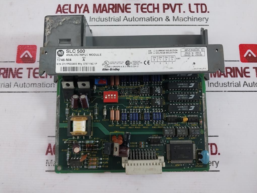 Allen-bradley 1746-ni4 Analog Input Module, Slc 500, 40846-016-04A
