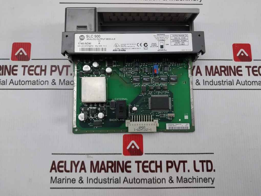Allen-bradley 1746-no4I Analog Output Module 24Vdc 0Ma-21Ma